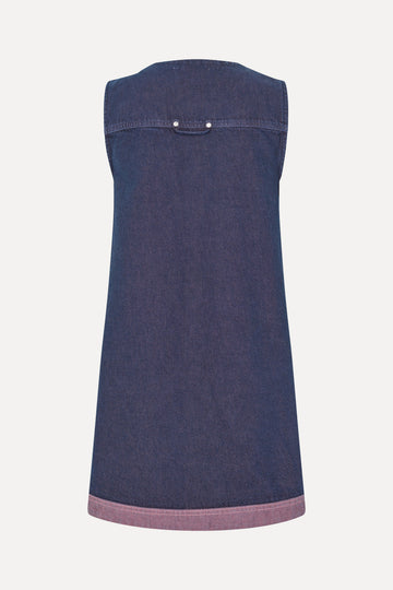 Stine Goya Vest Pocket Mini Dress Dress Dusky / Dried Rose
