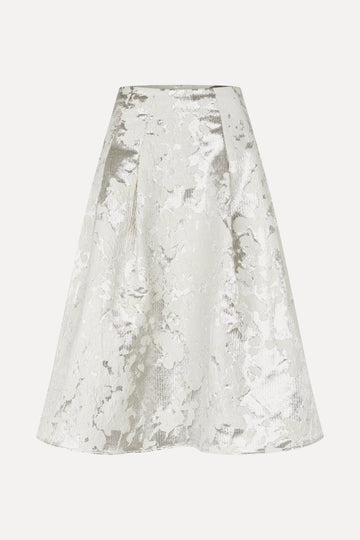 Stine Goya Voluminous Midi Skirt Skirt Lurex Garden