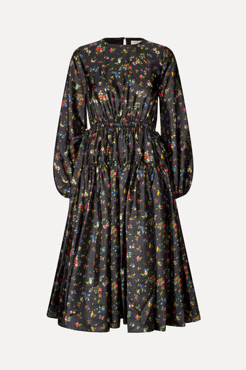 Stine Goya Waist Tie Ruffle Midi Dress Dress Magnolia Garden