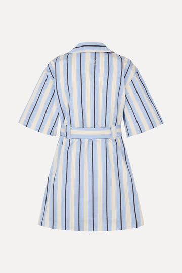 Stine Goya Workwear Short Dress Dress Lightwave Stripes
