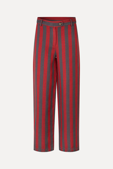 Stine Goya Workwear Tab Pants Pants Rider's Stripe
