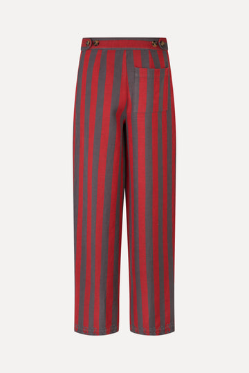 Stine Goya Workwear Tab Pants Pants Rider's Stripe
